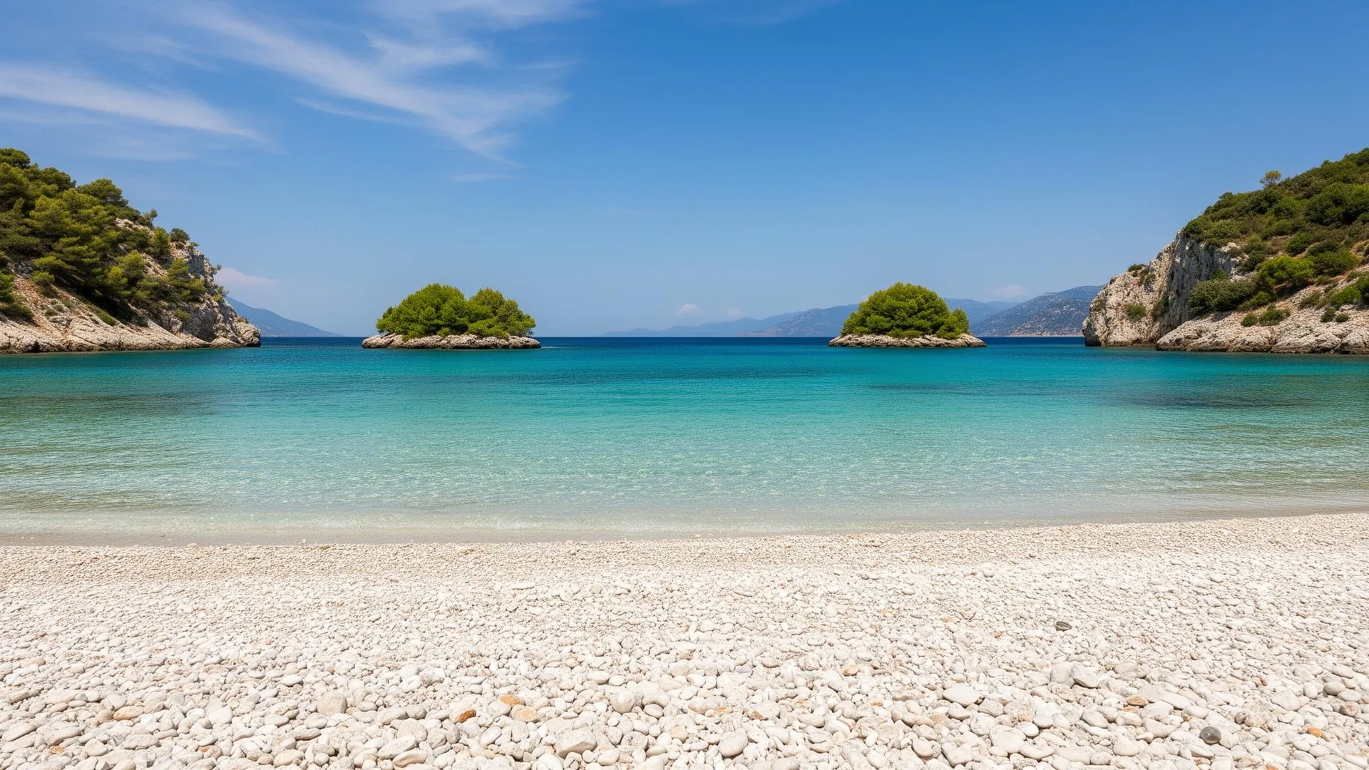 Inselgefühl in Ksamil - Albanische Riviera